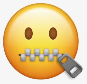 Download New Emoji Icons Iphone Zip Mouth Emoji Hd Png Download Transparent Png Image Pngitem