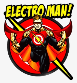 Hot Shot Electric Electroman - Cartoon, HD Png Download, Transparent PNG