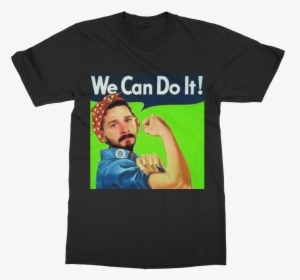 We Can Do It Meme ﻿classic Adult T-shirt   Class - Rosie The Riveter, HD Png Download, Transparent PNG