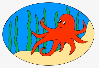 Octopus Squid Computer Icons - Octopus In The Sea Clipart, HD Png Download, Transparent PNG