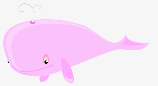 Ocean Clipart, Sea Clipart,watercolor Ocean Clipart, - Cartoon Whale, HD Png Download, Transparent PNG