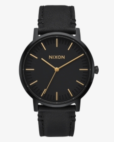 Nixon Porter Leather Black And Gold, HD Png Download, Transparent PNG