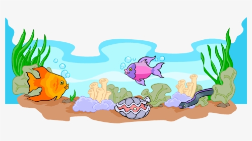 Clip Art Ocean Scene Clip Art - Fish In Sea Clipart, HD Png Download, Transparent PNG