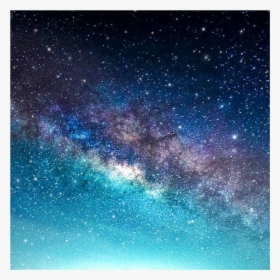 #galaxy #tumblr #lights #star #universe #blue - Milky Way, HD Png Download, Transparent PNG