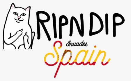 Rip And Dip Logo - Domestic Short-haired Cat, HD Png Download, Transparent PNG