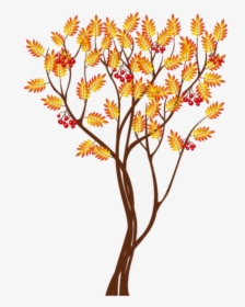 Fall Tree Transparent Autumn Clipart Image Png - Transparent Autumn Tree Clipart, Png Download, Transparent PNG