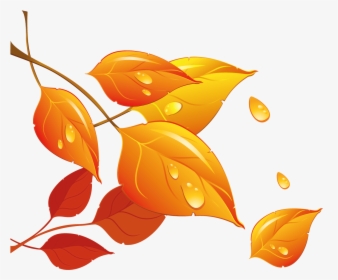 Transparent Fall Leaves Png Clipart Png Download - Fall Leaf Transparent Png Cartoon, Png Download, Transparent PNG