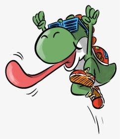 Mario Party Live Yoshi - Cartoon, HD Png Download, Transparent PNG