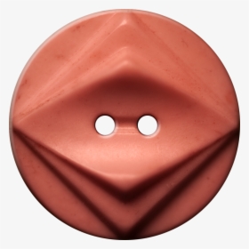 Button With Double Diamond Motif, Orange - Dessert, HD Png Download, Transparent PNG