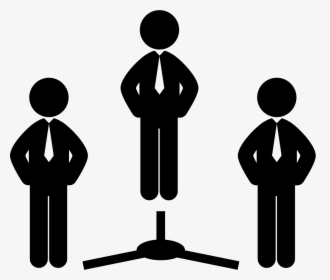 Three Businessmen - Icon Improving, HD Png Download, Transparent PNG