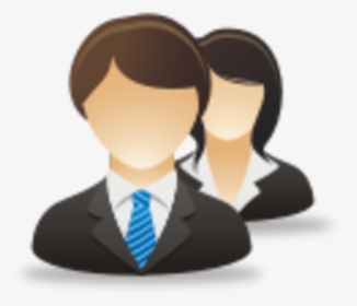 Business Man Woman Icon, HD Png Download, Transparent PNG