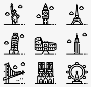 Travel Icons Png - Travel Iconos Vector Png, Transparent Png, Transparent PNG