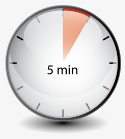 Clip Art 5 Minute Timer Clipart - 5 Minute Clock Png, Transparent Png, Transparent PNG