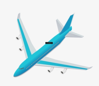 Airplane Transportation , Png Download - Wide-body Aircraft, Transparent Png, Transparent PNG