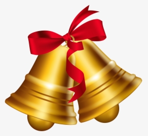 Bell Clipart Christmas Bow Pencil And In Color Bell, HD Png Download, Transparent PNG