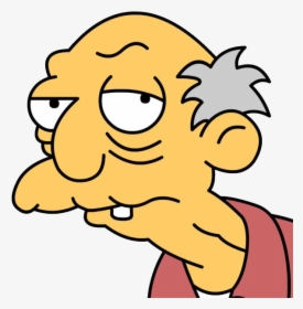 Thumb Image - Old Guy From Simpsons, HD Png Download, Transparent PNG