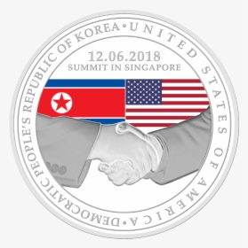 Dprk Us Summit Singapore Coin, HD Png Download, Transparent PNG