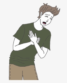 Heart Attack - Person Heart Attack Drawing, HD Png Download, Transparent PNG