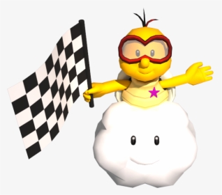 Play Now Mario Kart - Mario Kart Finish Flag, HD Png Download, Transparent PNG