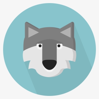 Wolf Icon Circle, HD Png Download, Transparent PNG