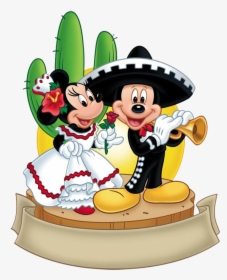 Mexican Mickey And Minnie Clipart , Png Download - Mexican Mickey Mouse, Transparent Png, Transparent PNG