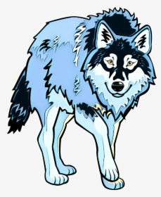 Clip Art Coyote Arctic Wolf Vector Graphics Tattoo - Wolf Png Clipart, Transparent Png, Transparent PNG