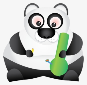 Weed Smoke Panda Png , Png Download - Giant Pandas Smoking, Transparent Png, Transparent PNG