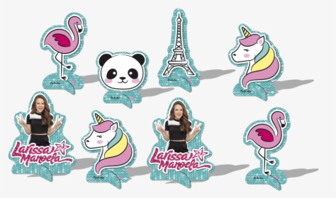 Decoração De Mesa Larissa Manoela - Decoração Tema Larissa Manoela, HD Png Download, Transparent PNG
