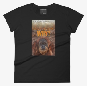 Women S Crew Neck T-shirt - Orangutan Shirt, HD Png Download, Transparent PNG