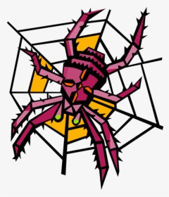 Transparent Spider Web Vector Png, Png Download, Transparent PNG