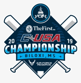 C-usa Championship 2019 In Biloxi, Ms Sponsored By - Conference Usa Baseball Tournament 2019 Logo, HD Png Download, Transparent PNG