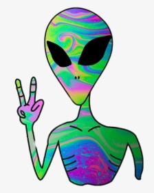 Alien Png Trippy - Trippy Alien, Transparent Png, Transparent PNG