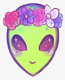 Ovni Cute Girl Tumblr - Alien Cute, HD Png Download, Transparent PNG