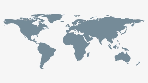 World Map Blue Png - Minimal World Map Png, Transparent Png, Transparent PNG