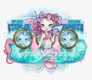 Cute Mermaid Tube By Caron Vinson, Available At Cdo, - Illustration, HD Png Download, Transparent PNG