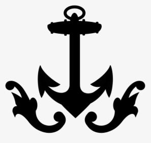 #anchor #black #silhouette #simple #symbol #hope - Picsart Logo, HD Png Download, Transparent PNG