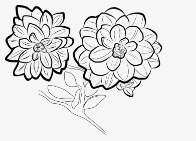 Transparent Marigolds Clipart - Marigold Day Of The Dead Flowers Drawings, HD Png Download, Transparent PNG