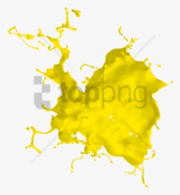 Splash Of Paint Png - Flying Paint Png, Transparent Png, Transparent PNG