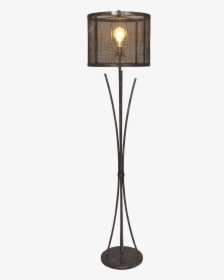 Tarnished Iron Stack Braided Wire Floor Lamp- Metal - Sconce, HD Png Download, Transparent PNG