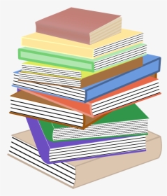 Book Clip Art - Stack Of Books Clip Art, HD Png Download, Transparent PNG