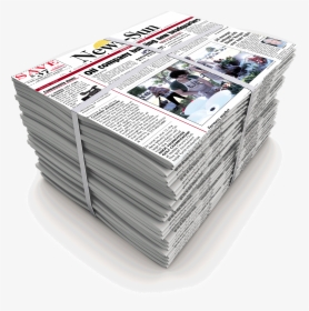Stack Of Newspaper Png, Transparent Png, Transparent PNG