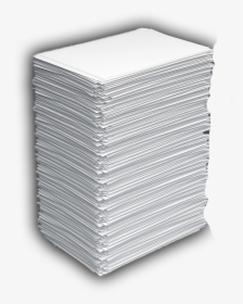 White Paper Stack - Box, HD Png Download, Transparent PNG