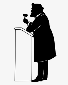 Auctioneer Clip Arts - Judge Silhouette, HD Png Download, Transparent PNG