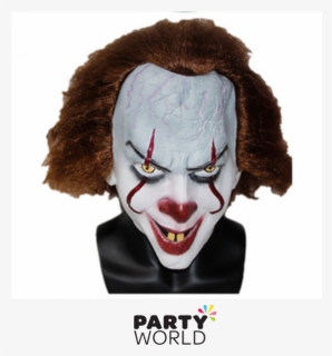 Pennywise Replica Rubber Mask - Disfraces De Halloween De Joker, HD Png Download, Transparent PNG
