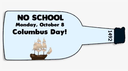 No School October 8 Columbus Day, HD Png Download, Transparent PNG