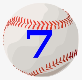 Numbers Clipart Baseball - Baseball Template, HD Png Download, Transparent PNG