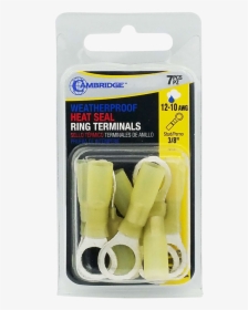 T13751 Yellow Heat Shrink Ring Terminal Package - Brush, HD Png Download, Transparent PNG