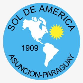 Club Sol America Logo Png Transparent - World Map Blank No Borders, Png Download, Transparent PNG