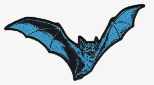 Large Teal Bat Patch By Seventh - Bat Patch, HD Png Download, Transparent PNG