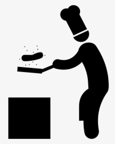 Transparent People Cooking Png - Chef Cooking Icon Png, Png Download, Transparent PNG